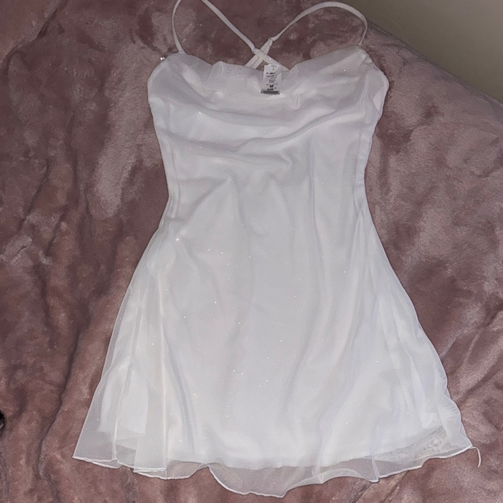 Elegant White Midi Dress